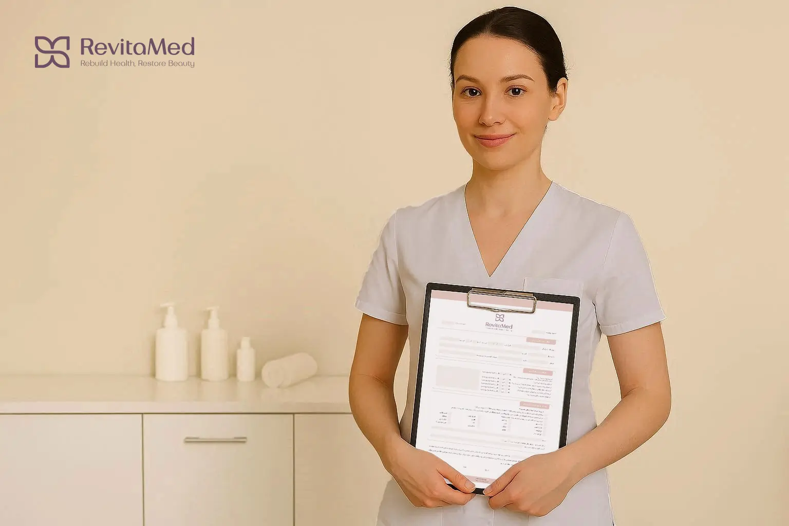 منشی کلینیک رویتامد